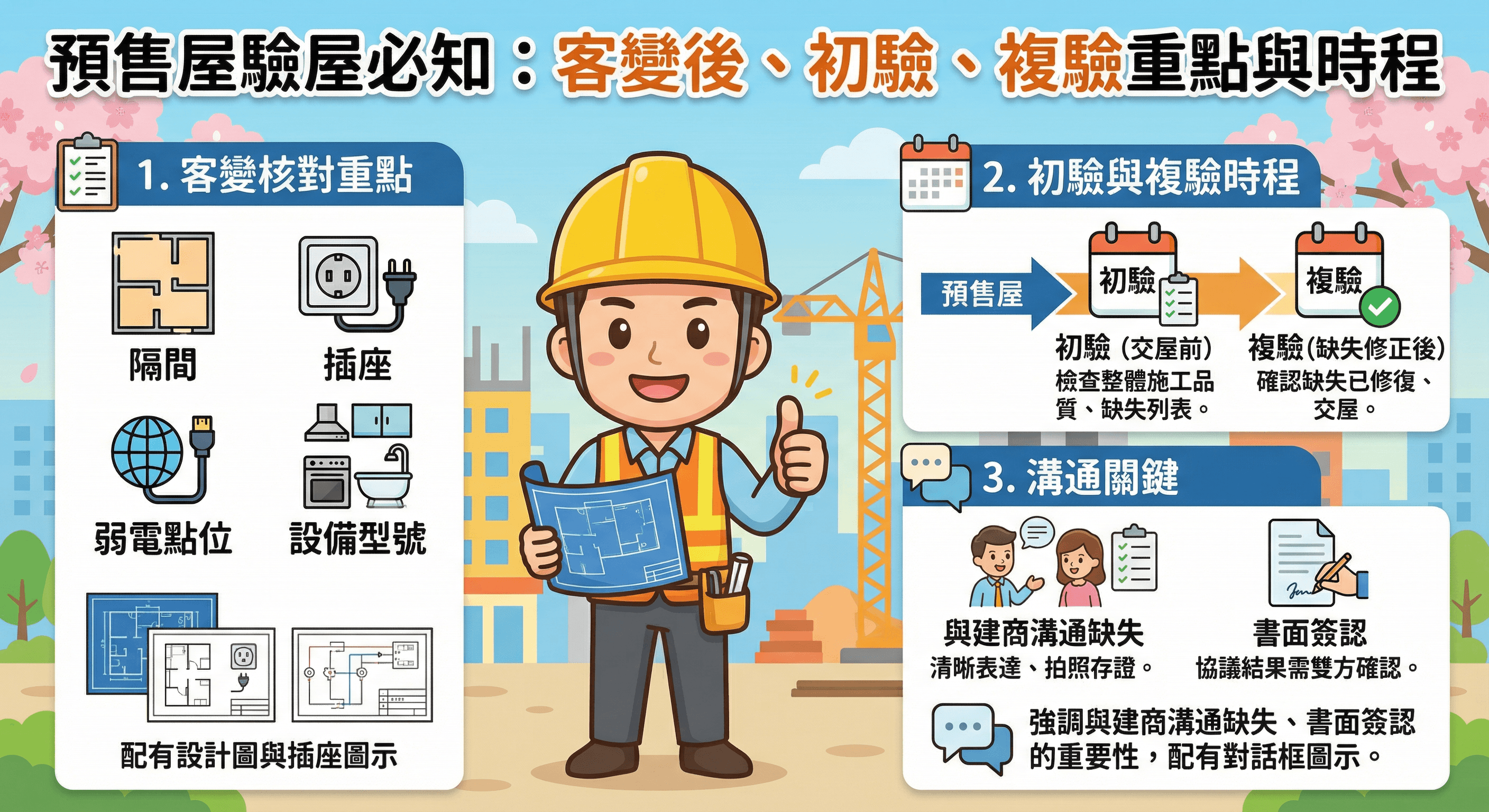 預售屋驗屋完整攻略:交屋前必做的 5 件事