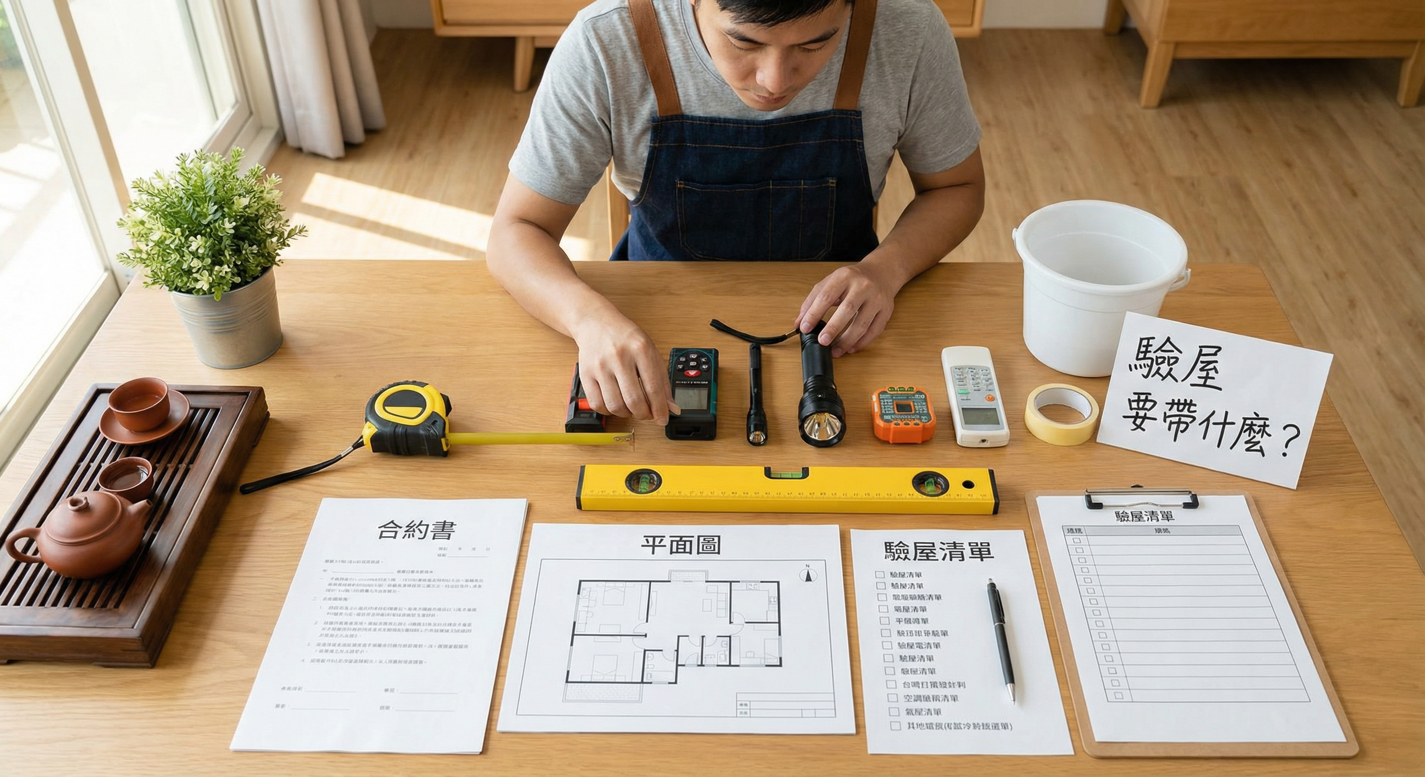 驗屋要帶什麼？當天必備物品與文件清單